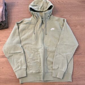 Nike Olive Full-Zip Hoodie